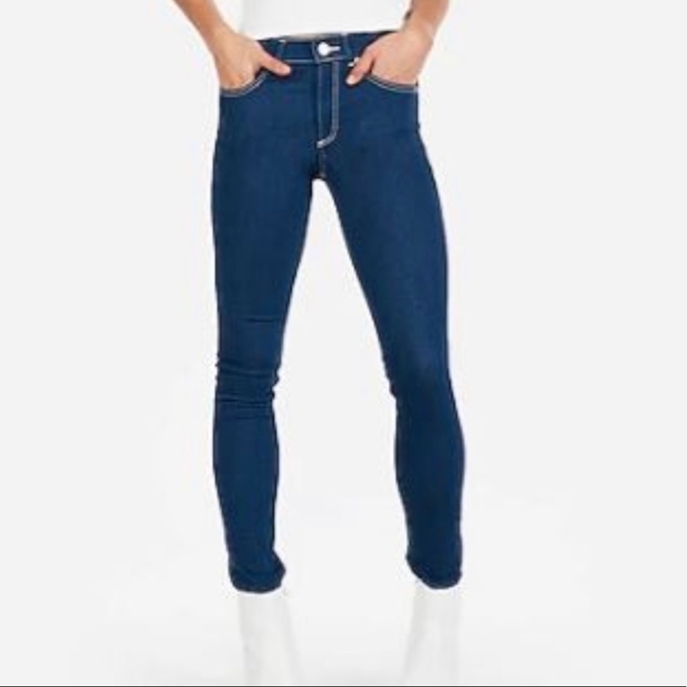 Gently used Express jeans